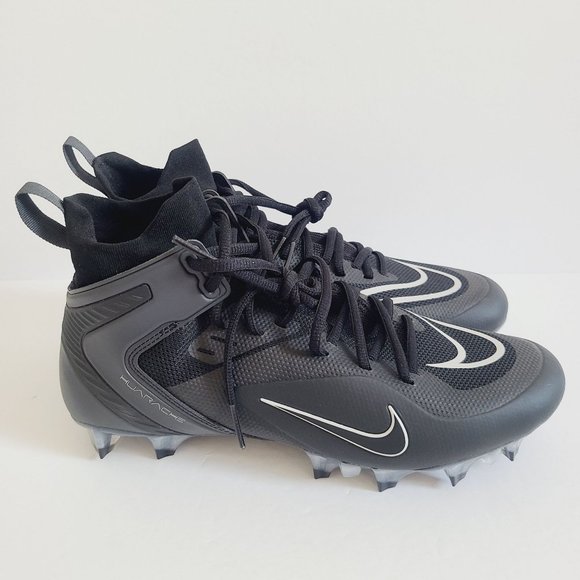 NEW Nike Alpha Huarache 8 Elite LAX Lacrosse Cleats CW4440-011 Size 11.5 Black main image 7